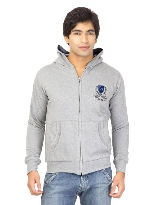 Status Quo Men Solid Grey Jackets