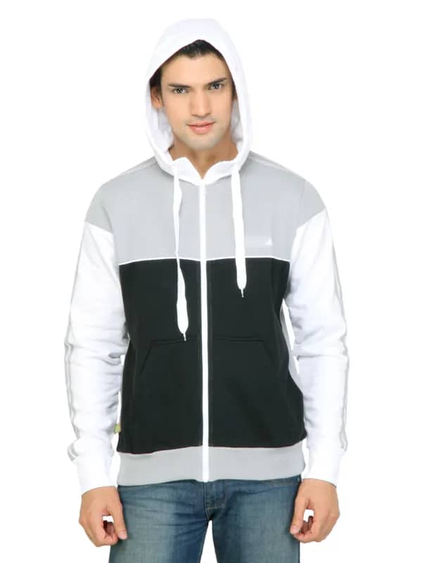ADIDAS Men Solid Grey Jackets