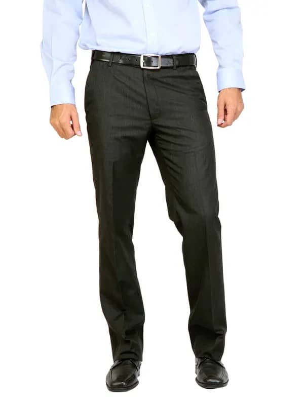 Arrow Men Autoflex Black Trousers