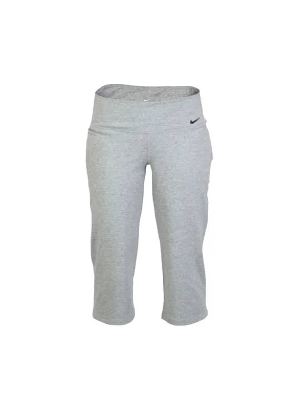 Nike Women Solid Grey Capris