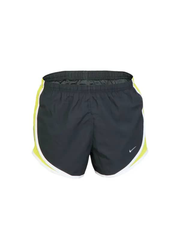 Nike Women Solid Grey Shorts