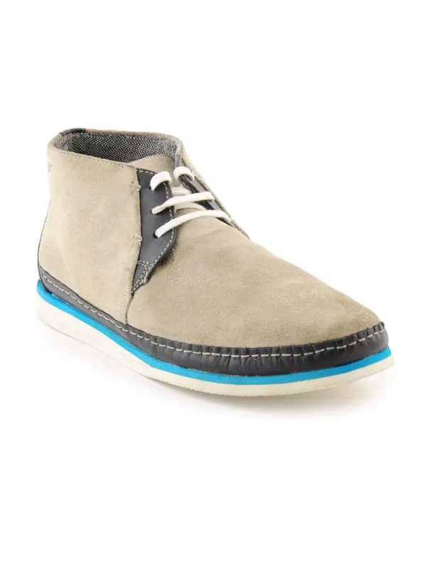 Red Tape Men Grey Shoes
