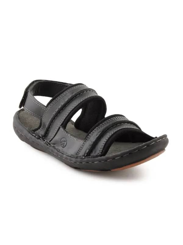 Red Tape Men Casual Black Sandals