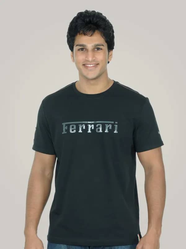 Puma Men Ferrari Track Black T-shirt