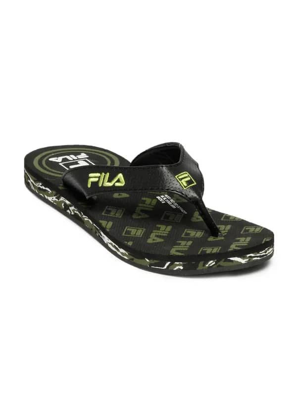 Fila Men Velvet Black Flip Flops