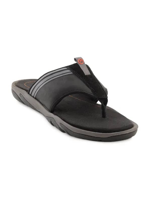 Rockport Men Jelbalp Black Flip Flops