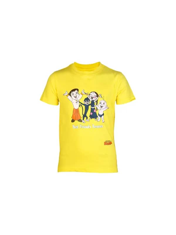 Chhota Bheem Kids Boys Best Friends Group TShirt