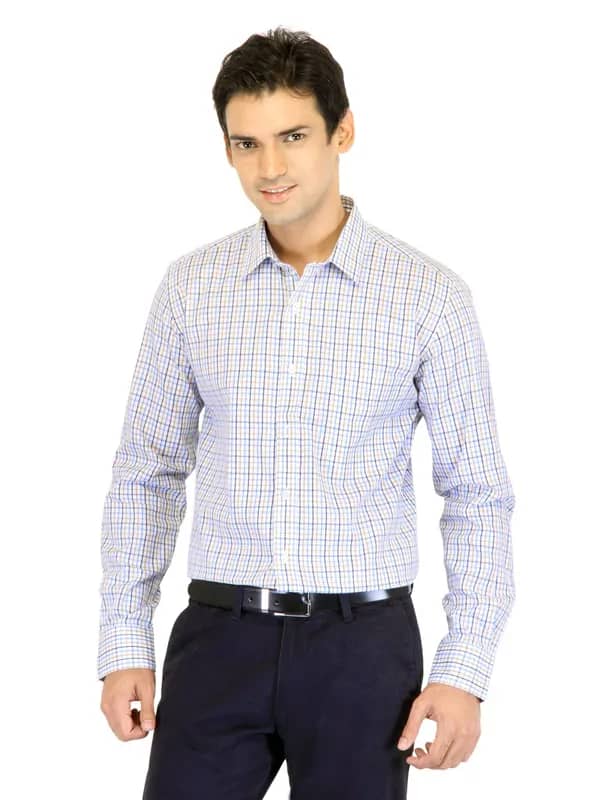 Black coffee Men Micheal White Slim Fit Shirt