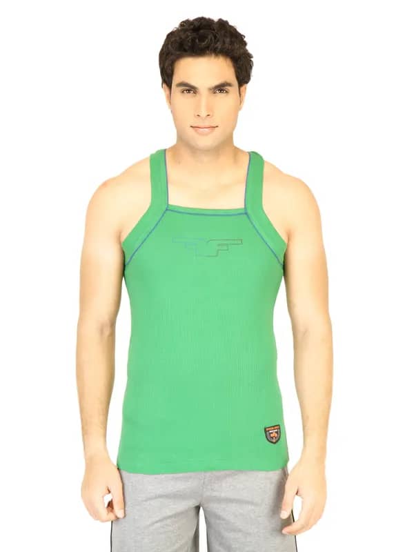 Facit Men Hunk Green Innerwear Vest