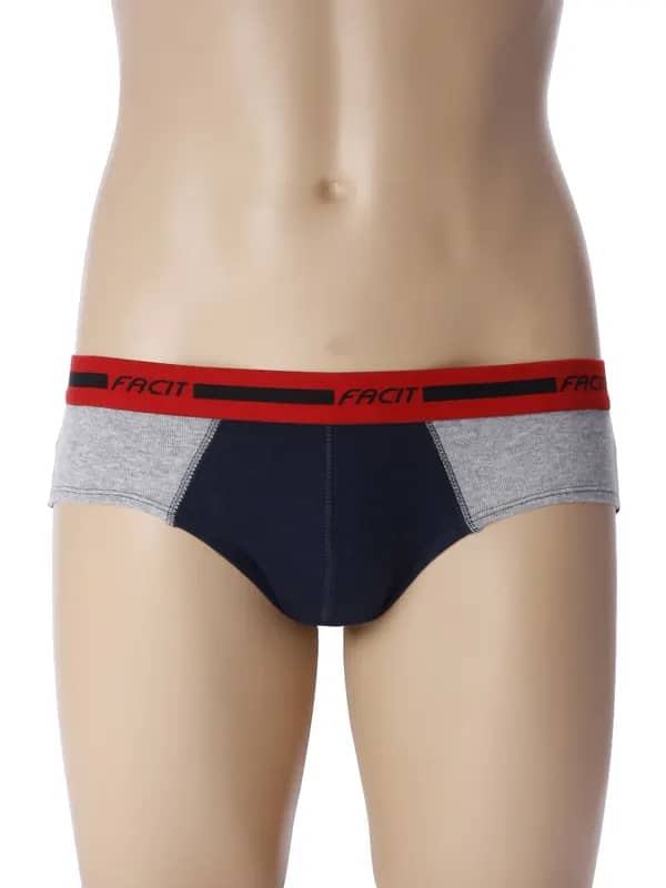 Facit Men Fusion Brie Navy Blue Briefs