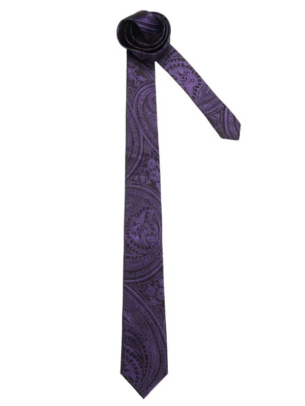 Turtle Men Solid Purple Ties