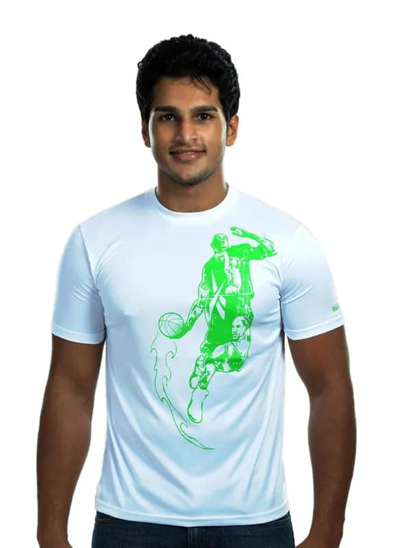 Reebok Men's Shoot White T-Shirt