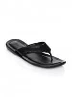 Enroute Men Leather Black Sandals