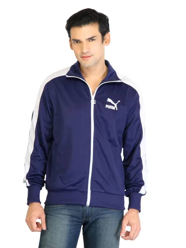 Puma Men Heroes Navy Blue Jackets