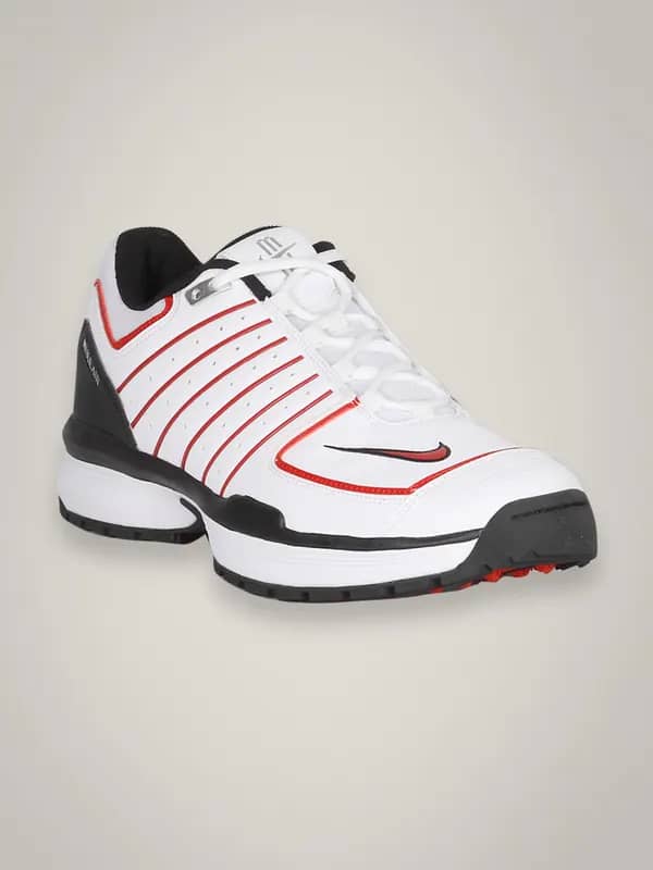 Nike Men White Cricket Shoes