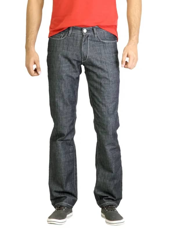 Locomotive Men Washed Blue Jeans