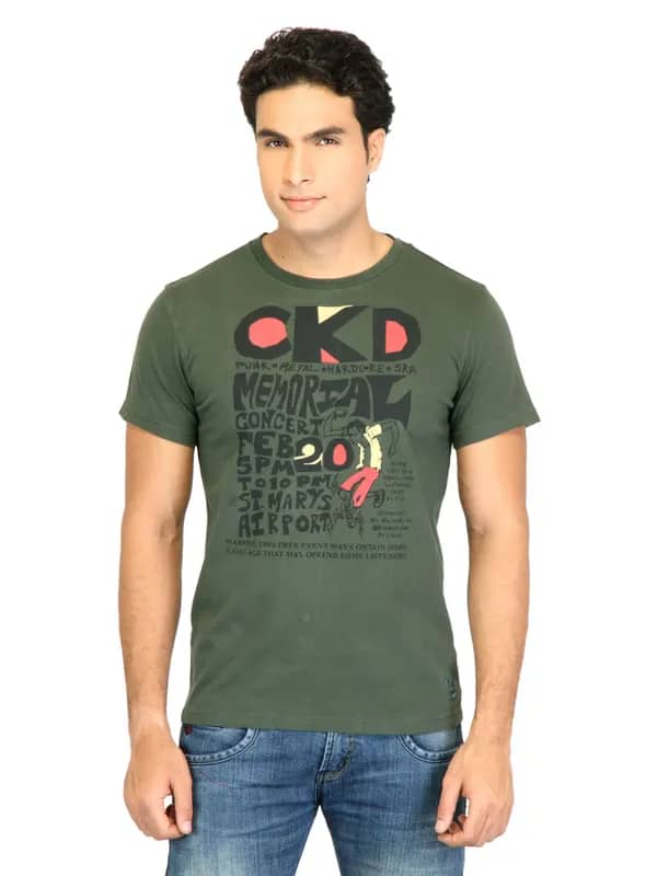 Facit Men Smart Olive Tshirt