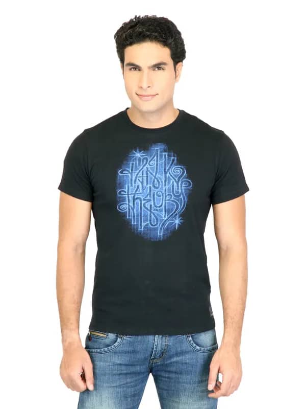 Facit Men Smart Black Tshirt