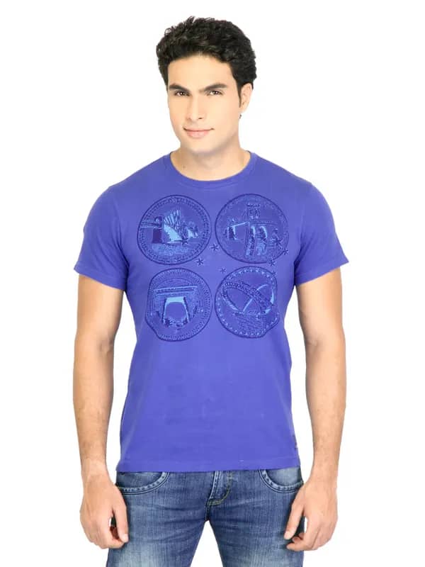 Facit Men Smart Blue Tshirt