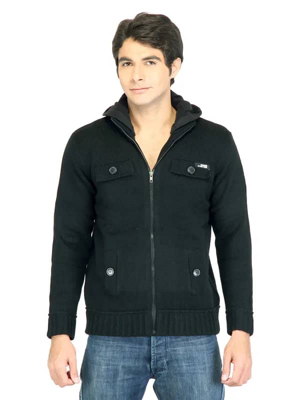 Spykar Men Black Sweater