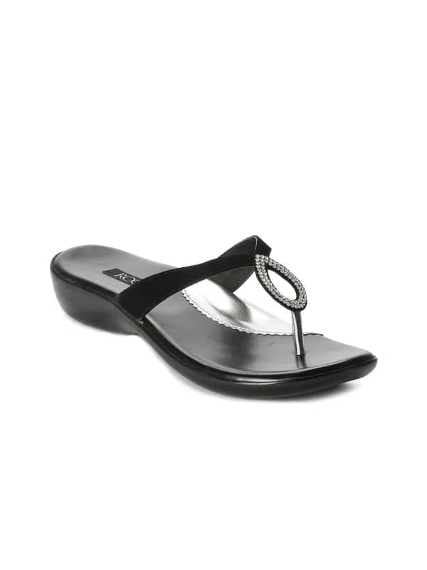 Rocia Women Black Flats