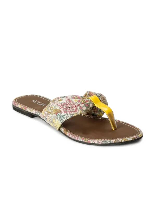 Rocia Women Casual yellow Sandal