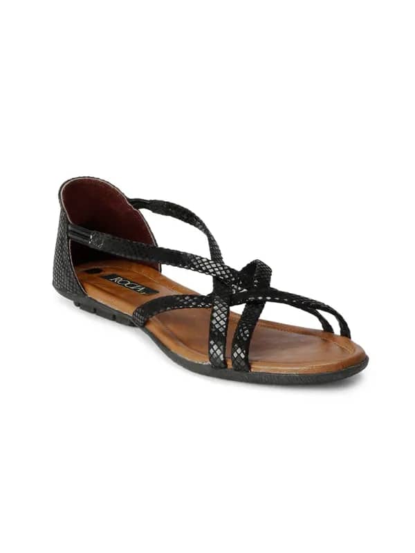 Rocia Women Casual Black Sandal