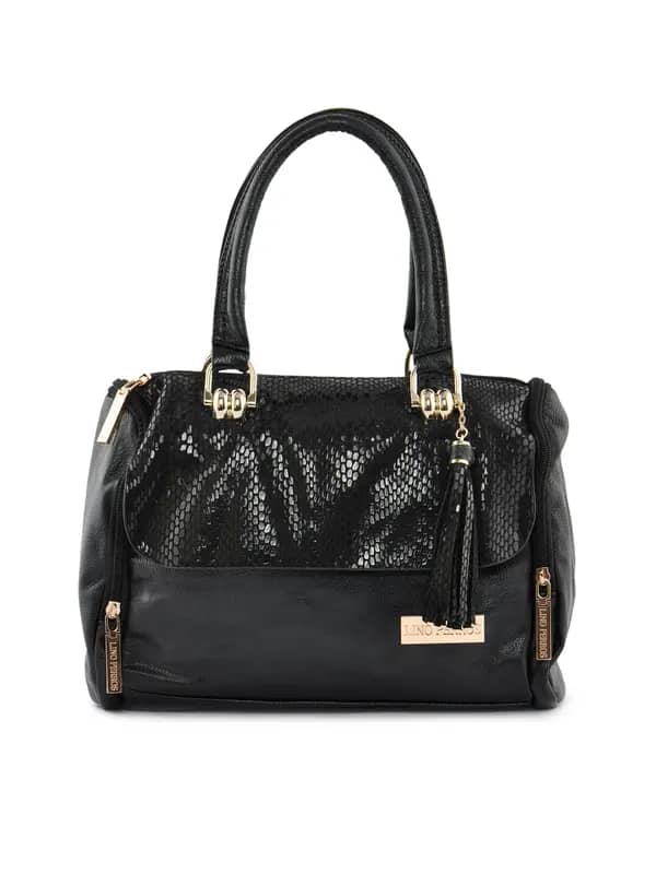 Lino Perros Women Classic Black Handbag