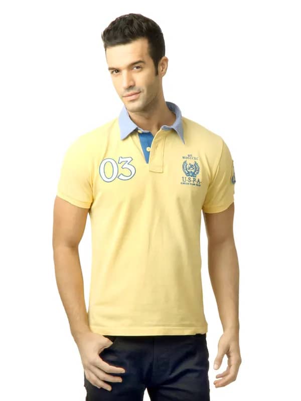 U.S. Polo Assn. Men Golden Haze Polo Tshirt