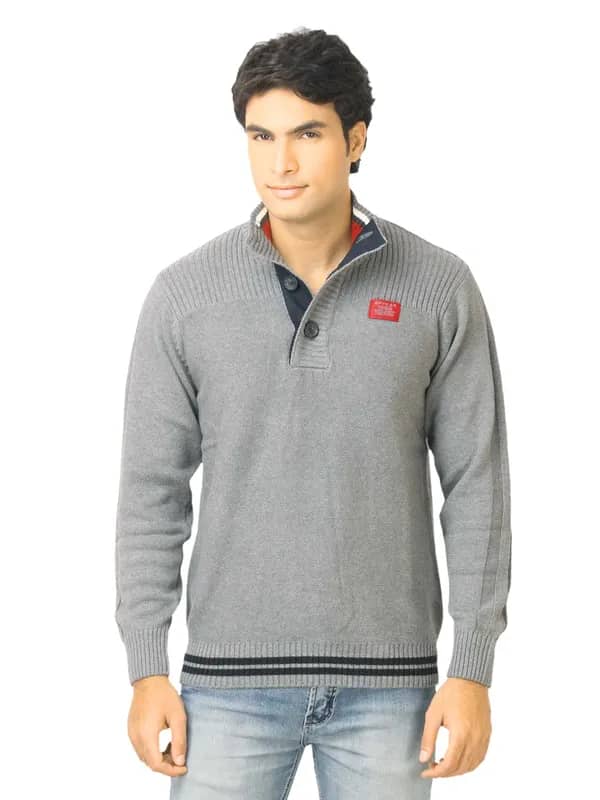 Spykar Men's Solid Sweater