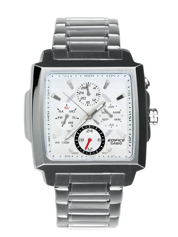 CASIO Edifice Men White Dial Watch ED309