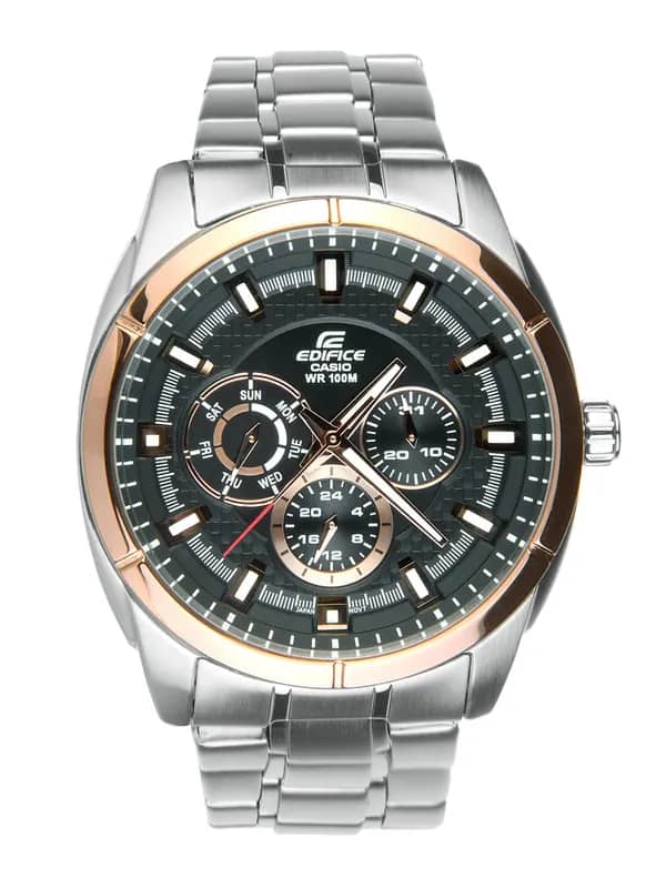 Casio Men Black Dial Watch ED339