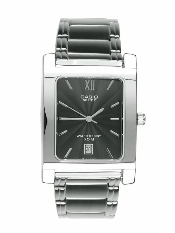 CASIO Enticer Men Silver-Toned Analogue Watch BS014