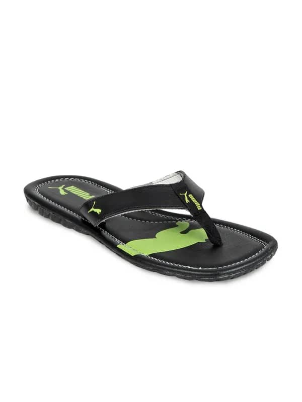 Puma Men Black Drifter Cat II Flip Flops