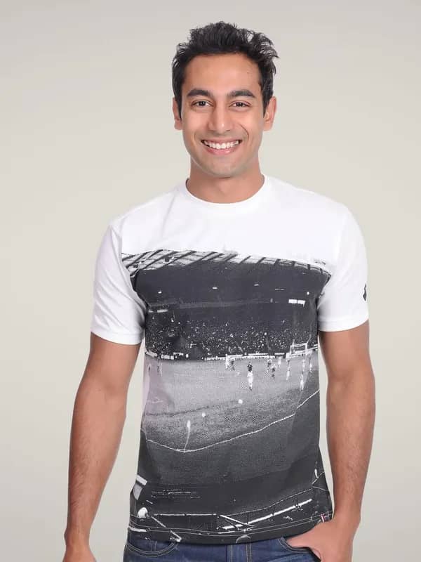 Lotto Men Marcello White T-shirt