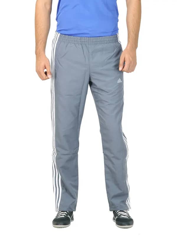 ADIDAS Men Solid Grey Track Pant