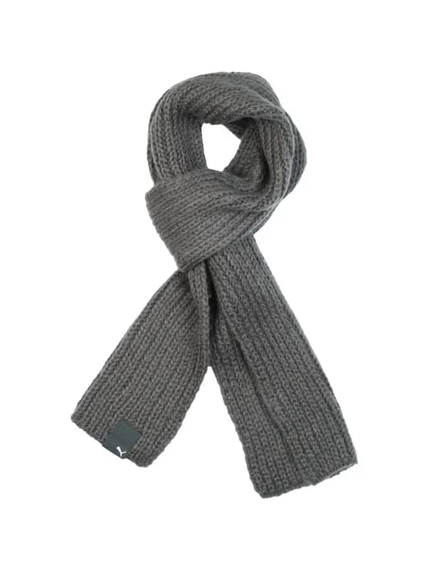 Puma Unisex Crystal Cat Grey Scarf