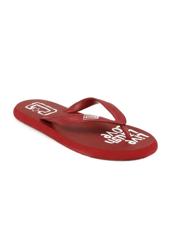 Converse Men Red Flip Flops