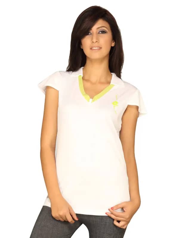 Lotto Women White T-shirt