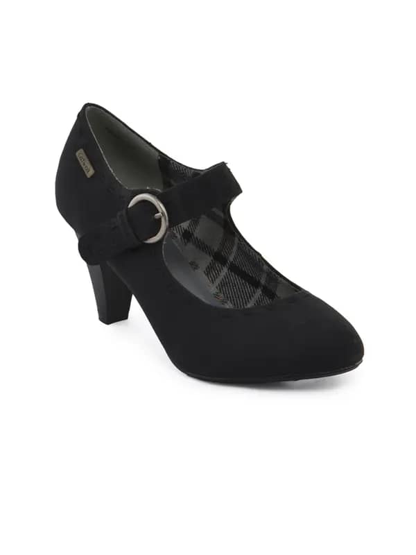 Catwalk Women Buckel Black Heels