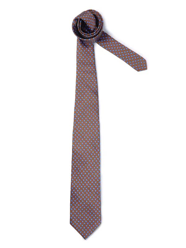 Reid & Taylor Men Printed Brown Tie