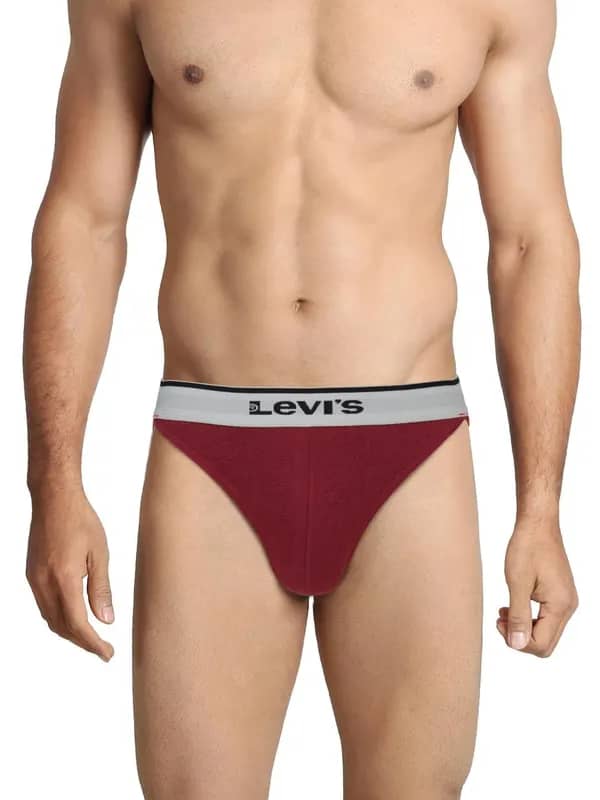 Levis Men Maroon Brief