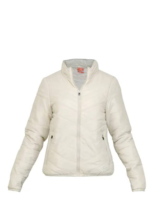 Nike Women Casual Cream Jacket