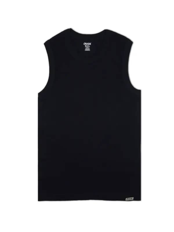 Crusoe Men Easy Tee Navy Blue Innerwear Vest