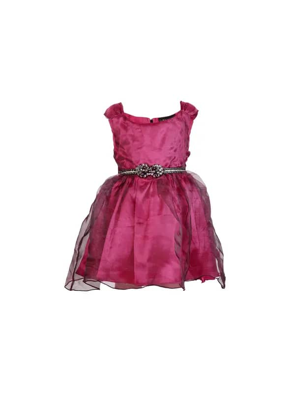 Doodle Kids Girls Party Frock Purple Dress