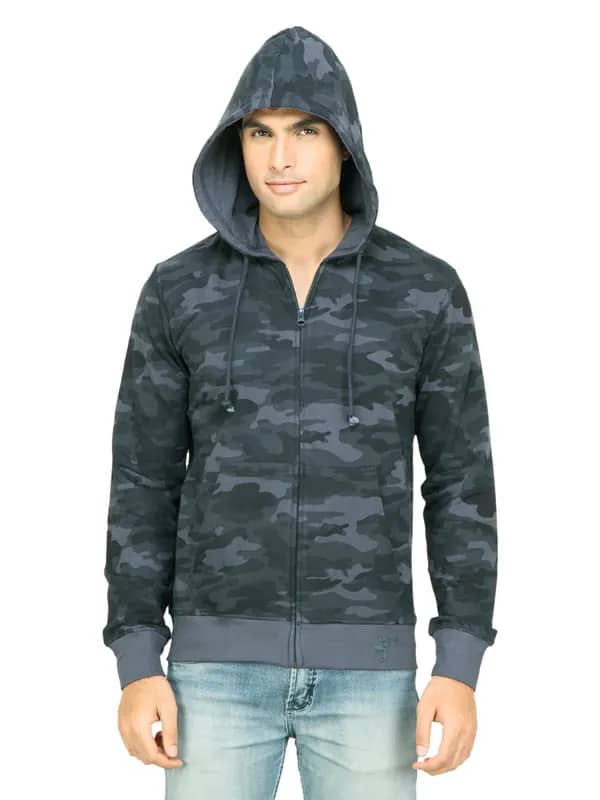 Probase Men Solid Navy Blue Jacket