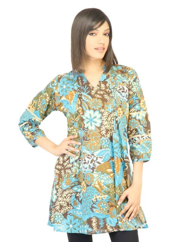 Aneri Women Simi Blue Kurta
