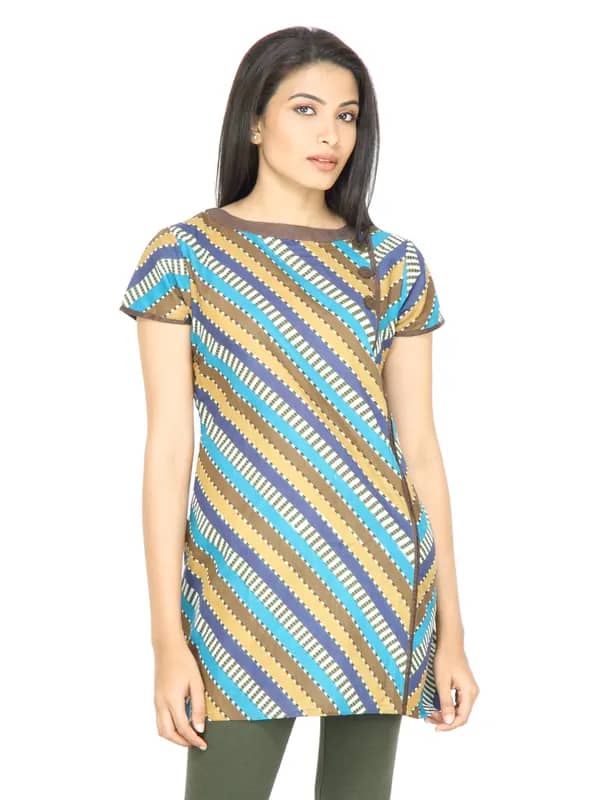 Aneri Women Habiba Blue Kurti