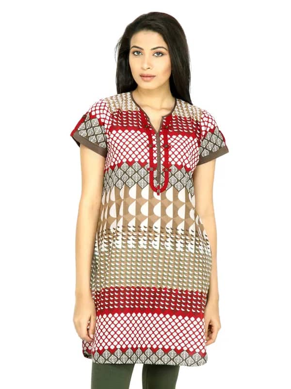 Aneri Women Barkha Red Kurta