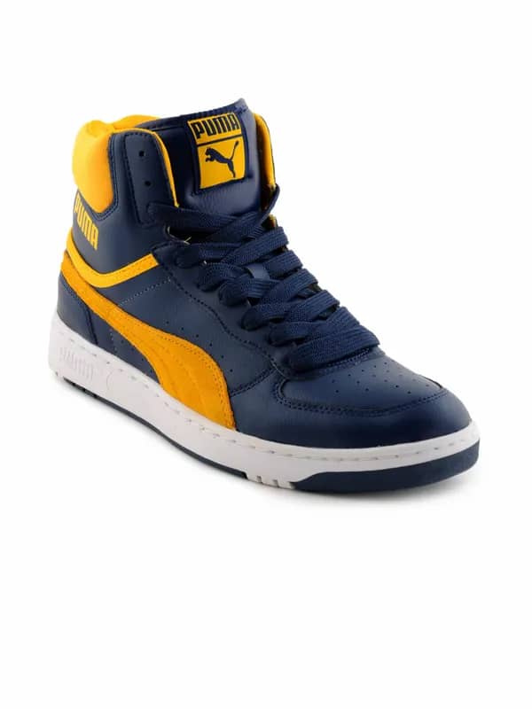 Puma Men Contest HI Navy Blue Sports Shoes